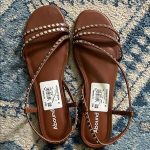 Abound Tan Studded Women's Sandals